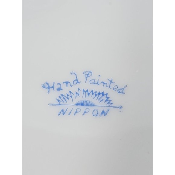 Antique Hand Painted Roses Nippon Powder/Trinket Bowl With Lid - Picture 8 of 11